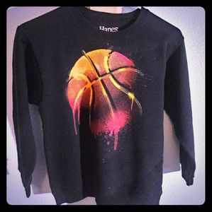 Hanes basketball sweater